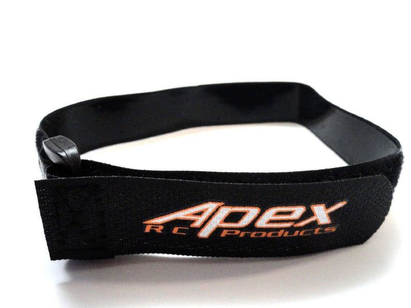 Apex RC Products 5 Pack 20mm x 400mm HD Rubberized Non-Slip Battery Straps 3032