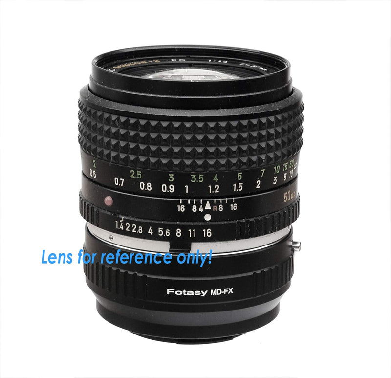 Fotasy Minolta MD Lens to Fuji X Adapter, Minolta MD Rokkor Mount to Fujifilm X Mount Adapter, Compatible with Fujifilm X-Mount Cameras X-Pro2 X-E2 X-E3 X-A5 X-M1 X-T1 X-T2 XT3 X-T10 X-T20 X-T30 X-H1 Minolta MD - FX Adapter