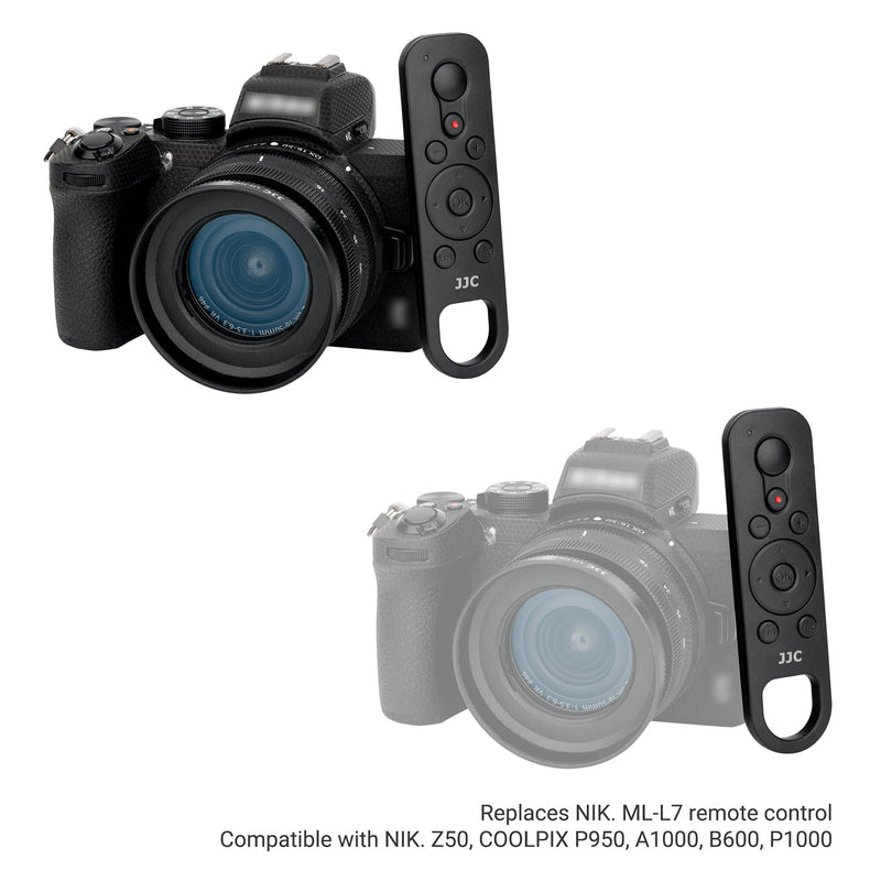 JJC Wireless Bluetooth Remote Control Replace Nikon ML-L7 for Nikon Z fc Zfc Z50 COOLPIX P1000 P950 A1000 B600