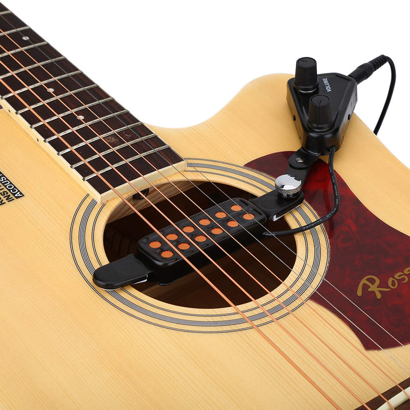 Demeras Electric 12-hole Magnetic Soundhole Acoustic Transducer for Acoustic Guitar Volume Adjuster
