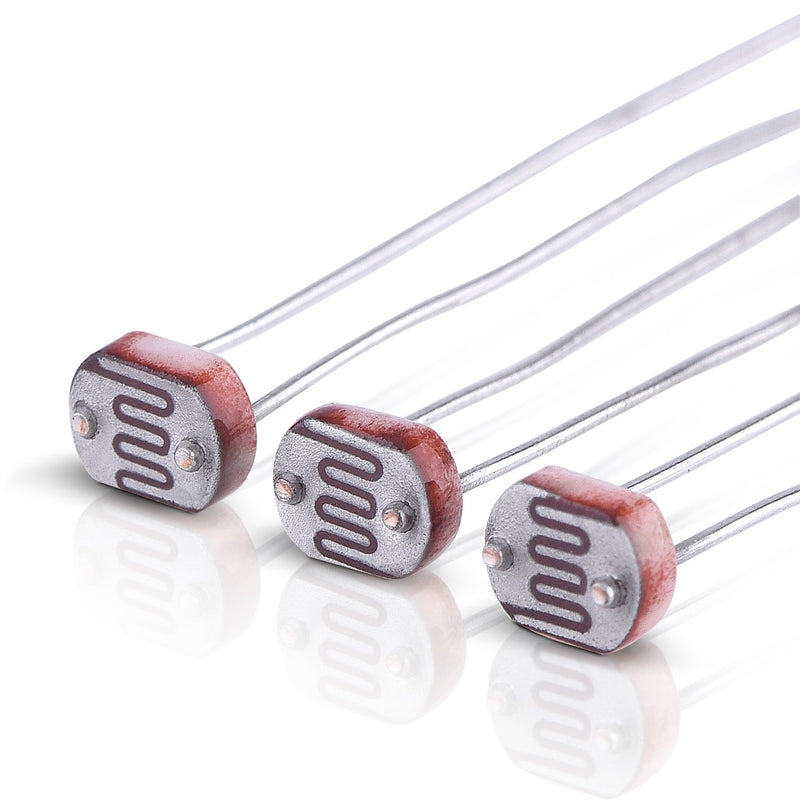 eBoot 30 Pieces Photoresistor Photo Light Sensitive Resistor Light Dependent Resistor 5 mm GM5539 5539