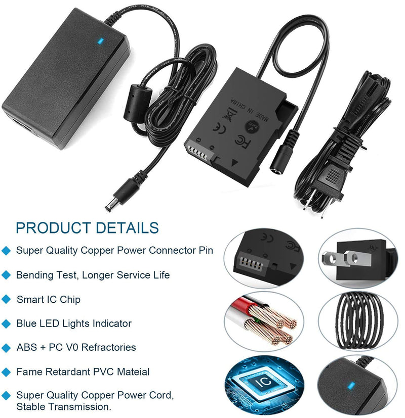 F1TP EH-5 EP-5A AC Power Supply Adapter Dummy Battery kitf for Nikon D3100 D3300 D3400 D3500 D5200 D5300 D5500 D5600 Df, Coolpix P7000 P7100 P7700 D7800 Cameras, Replacement EN-EL14/EN-EL14a Battery