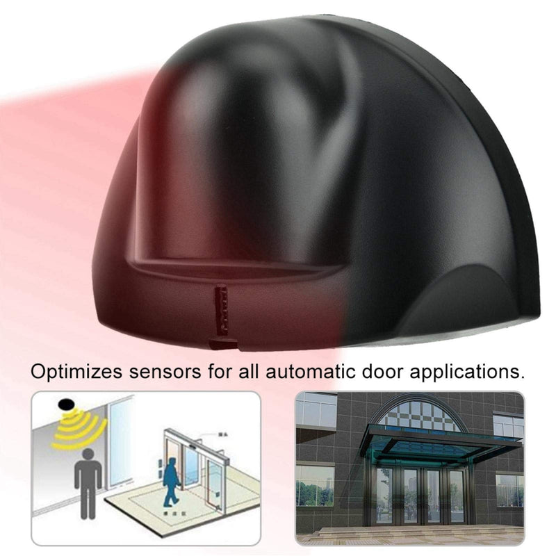 12-24V Automatic Door Sensors,Request to Exit Microwave Sensor Motion Detector,for Automatic Door Access Control System,Public Places/Elevators/Supermarkets/ATMs/Airports