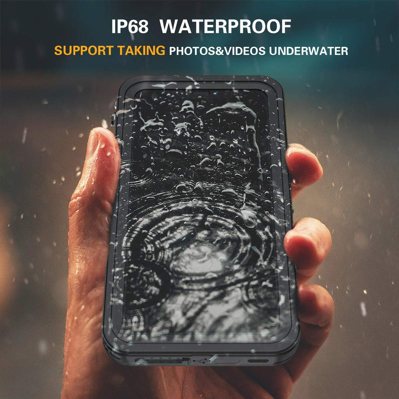 ANTSHARE for iPhone 12 Pro Max Waterproof Case, for iPhone 12 Pro Max Case Built-in Screen Protector Full Body Protective Shockproof Dustproof IP 68 Waterproof Case for iPhone 12 Pro Max 6.7''