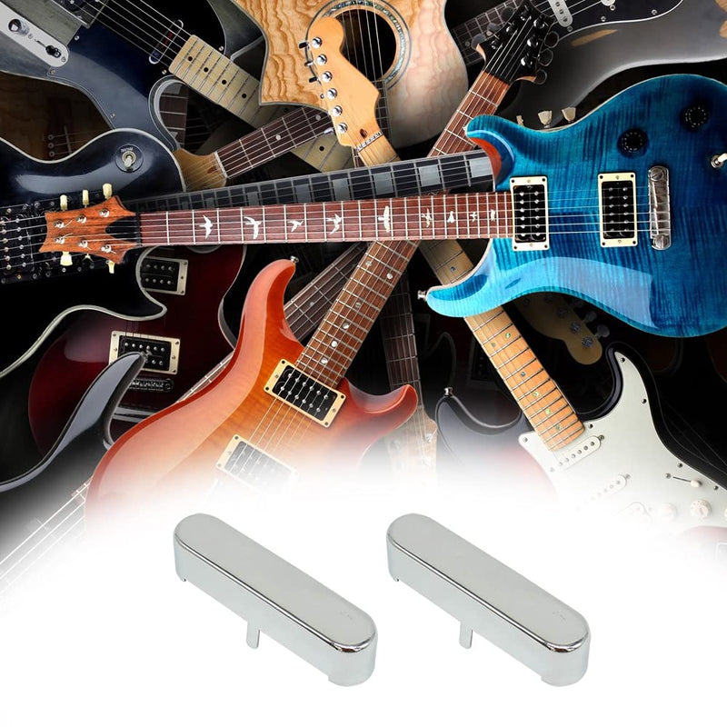 3 Pcs Guitar Neck Pickup Cover Metal Pickup Sealing Cap Electric Guitar Parts for Electric Guitar