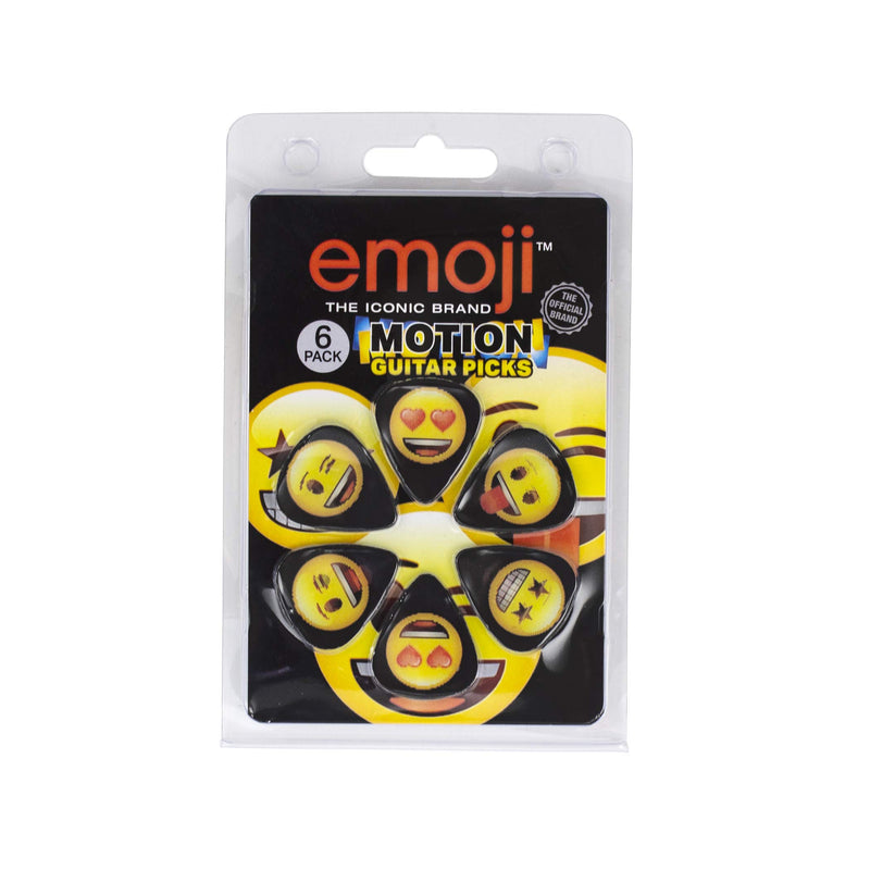 Perri's Leathers Ltd. LPM-EMO1 - Motion Guitar Picks - emoji - Good Vibes - Official Licensed Product - 6 Pack - MADE in CANADA.