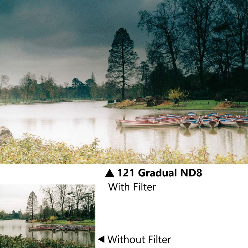 Cokin Square Filter Gradual ND Creative Kit - Includes Gnd 1-Stop (121L), Gnd 2-Stop (121M), Gnd 3-Stop (121) for M (P) Series Holder - 84mm X 100mm Medium