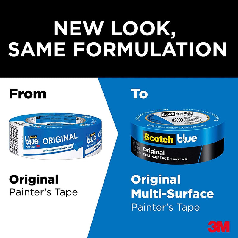 [AUSTRALIA] - ScotchBlue Original Multi-Surface Painter's Tape, .70 inches x 60 yards, 2090, 1 Roll 