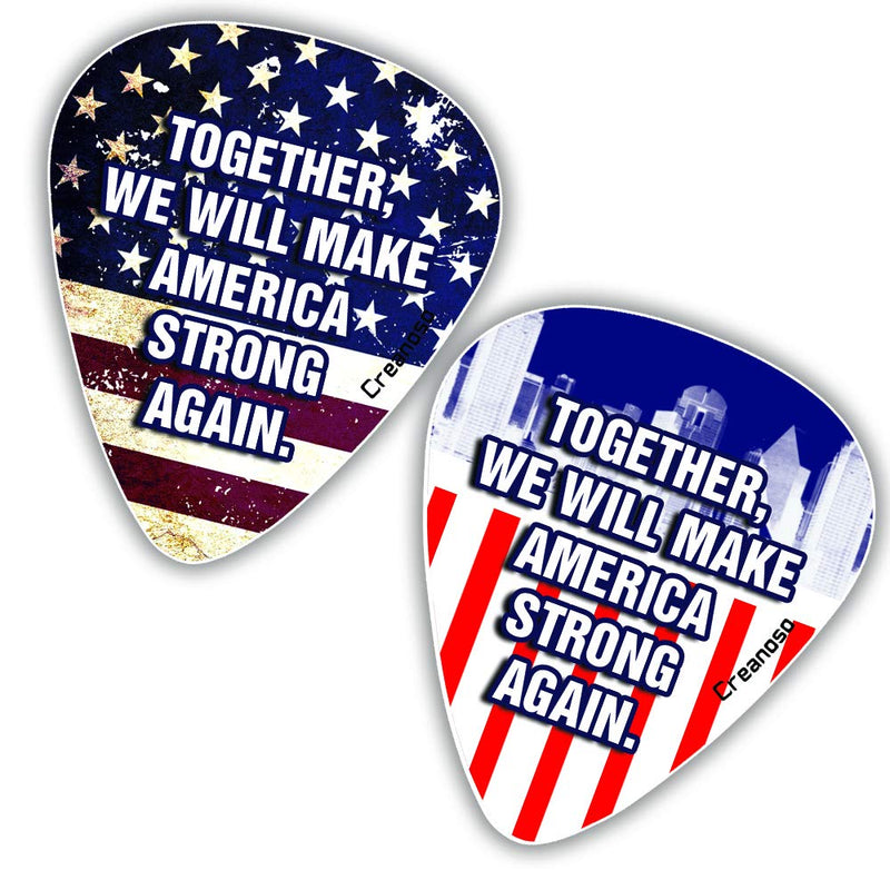 Donald Trump President Guitar Picks Series 2 (12-Pack) - Presidential Campaign 2020 Election Music Gifts Accessories for Husband Dad Boys Son Men Him Boyfriend Musician Gift Donald Trump President Guitar Picks Series 2