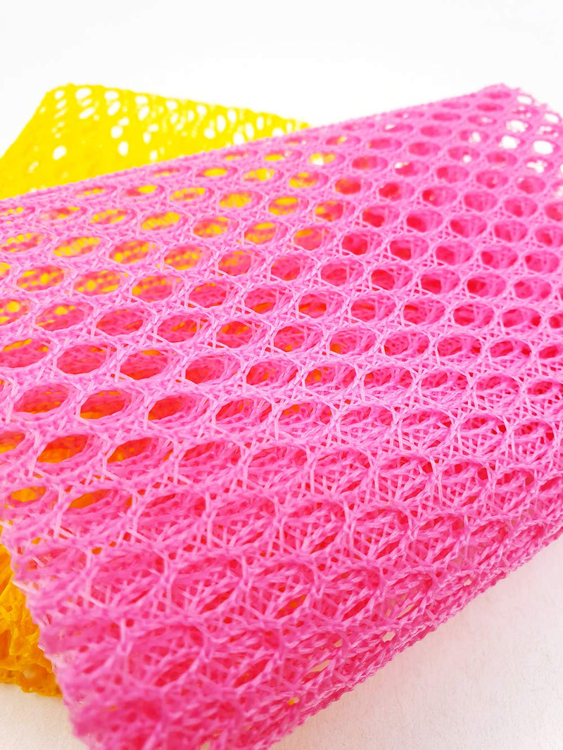 Olivia tree 10PCS Basic Dish wash net, Dish Washing Sponges, Scrubbers, Wash Cloths, Rags, Brush,Scrubbing Spong (pink5,yellow5)