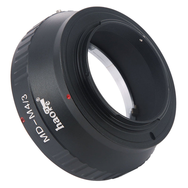 Haoge Manual Lens Mount Adapter for Minolta Rokkor MD MC Mount Lens to Olympus and Panasonic Micro Four Thirds MFT M4/3 M43 Mount Camera