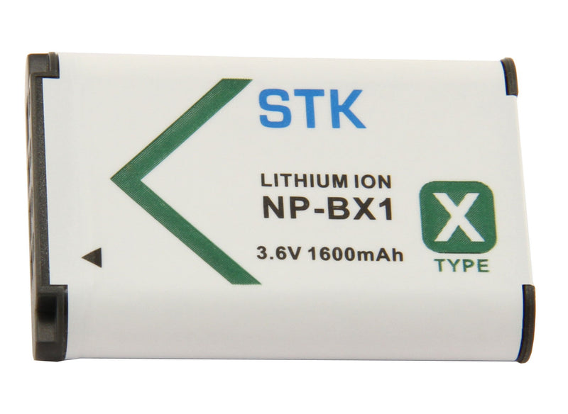 STK's Sony NP-BX1 Battery - for Sony DSC-RX100 I II III IV V, DSC-HX400V, HDR-CX405/B, DSC-WX500, DSC-HX80, DSC-HX300/B, DSC-RX100M2, DSC-HX90V, DSC-HX400, DSC-HX50V/B, HDR-AS50, DSC-WX350 Cameras