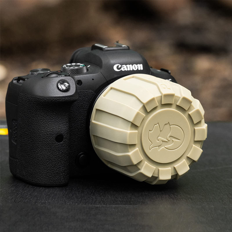 Pelican Outdoor - Rugged Silicone Camera Lens Cover - Weather Sealing Fit - Coyote