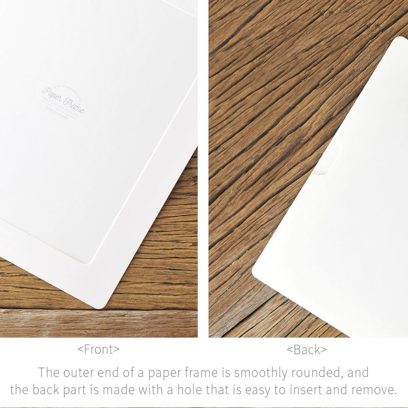 Monolike Paper Photo Frames 8x10 Inch White 10 Pack - Fits 8"x10" Pictures 8x10 White 10p