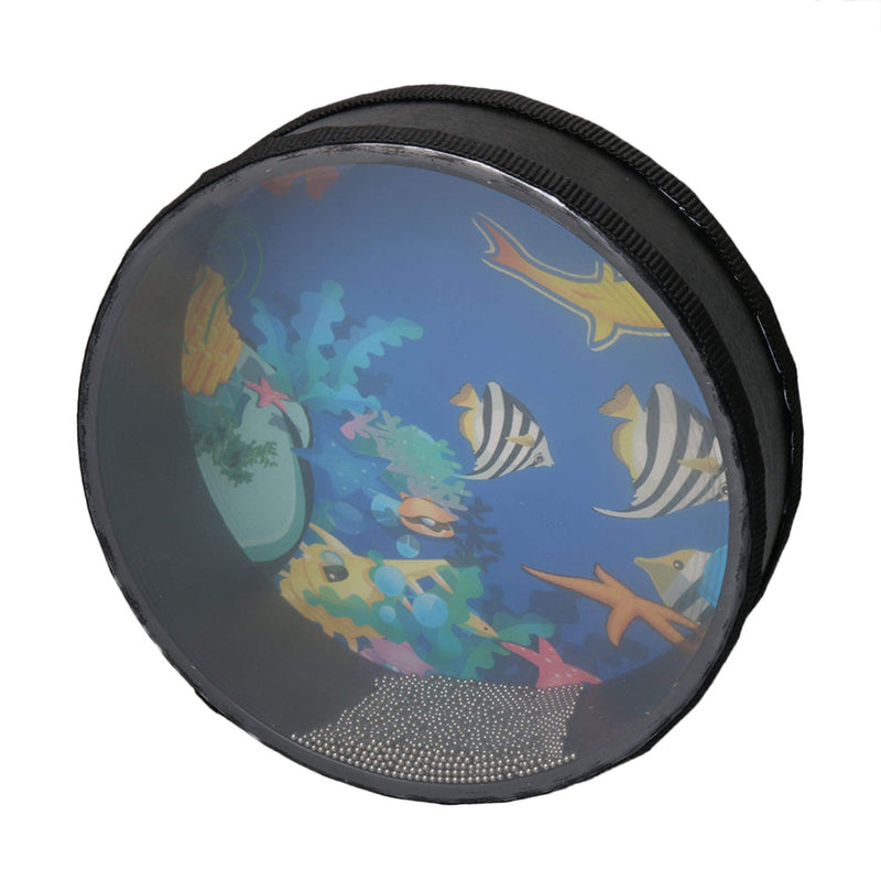 Yibuy Wave Bead Ocean Drum Musical Educational for Children 8 inch