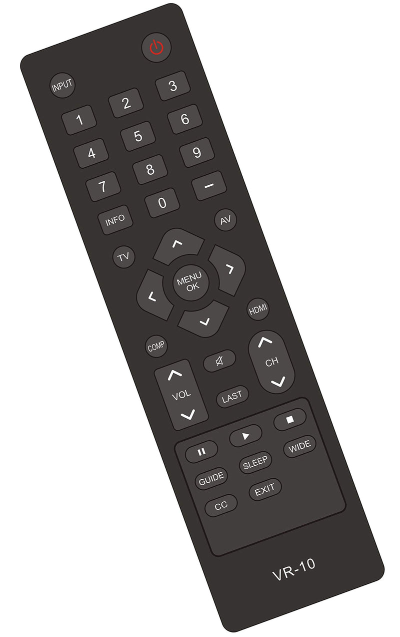 New VR10 Remote Control Replaced for Vizio TV E190VA E220MV E220VA E260MV E260VA E321VA E370VA E371VA E420VA E421VA M190VA M220VA M260VA M320VA