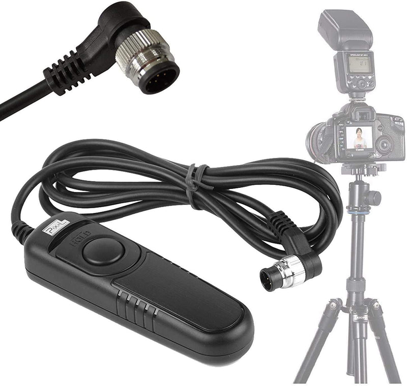 Pixel Remote Commander Shutter Release Cable DC0 Compatible with Nikon Z9 D3 D4 D5 D6 D800 D850 D800E D810 D810A D700 D500 D300 D200 F6 F100 F5 F90X F90 N90s D1X D2H D3X Compatible with Nikon MC-30A