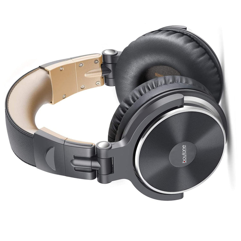 [AUSTRALIA] - Boytone BT-10BR Wired Over Ear Headphones Studio Monitor & Mixing DJ Stereo Headsets with 50mm Drivers and 1/4 to 3.5mm Audio Jack for Audio Mixer Computer, Phone, Guitar, Laptop, Amplifier 