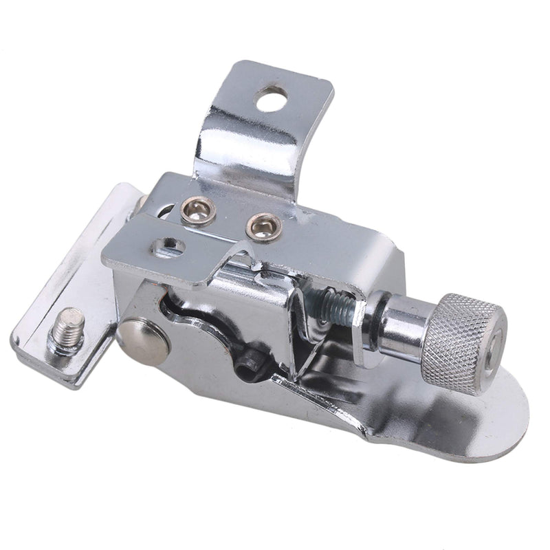 [AUSTRALIA] - lovermusic lovermusic Silver Metal Type B Strainer Throw Off Butt End Set Replacement for Snare Drum 