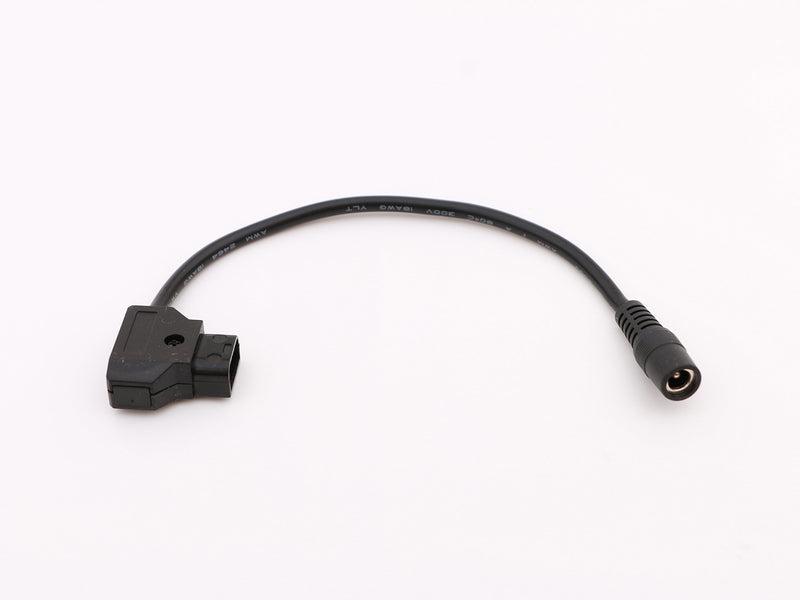 Male D-Tap DC Power Cable 5.9 inch DC Female 5.5/2.1mm Jack for Photography Monitor Light