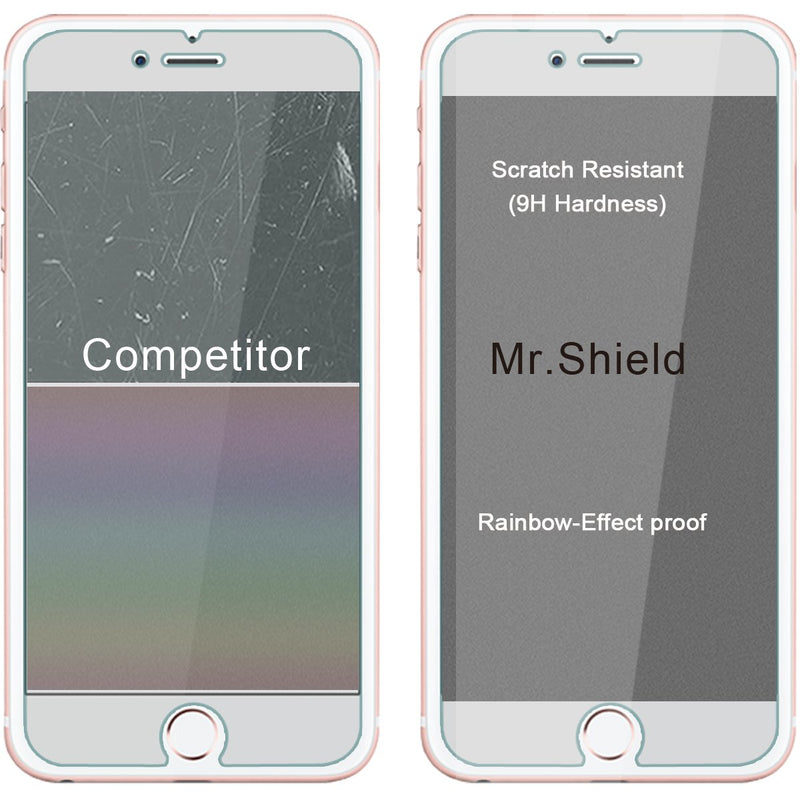 [3-PACK]-Mr Shield For iPhone 6 Plus/iPhone 6S Plus [Tempered Glass] Screen Protector with Lifetime Replacement Warranty