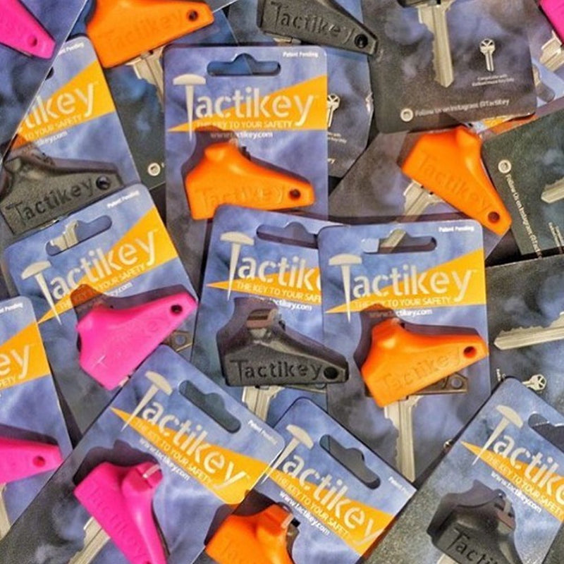 Tactikey - First Ever Ultra Portable Plastic Keyholder Keychain Tactical, Self-Defense Personal Safety Ultra Violet