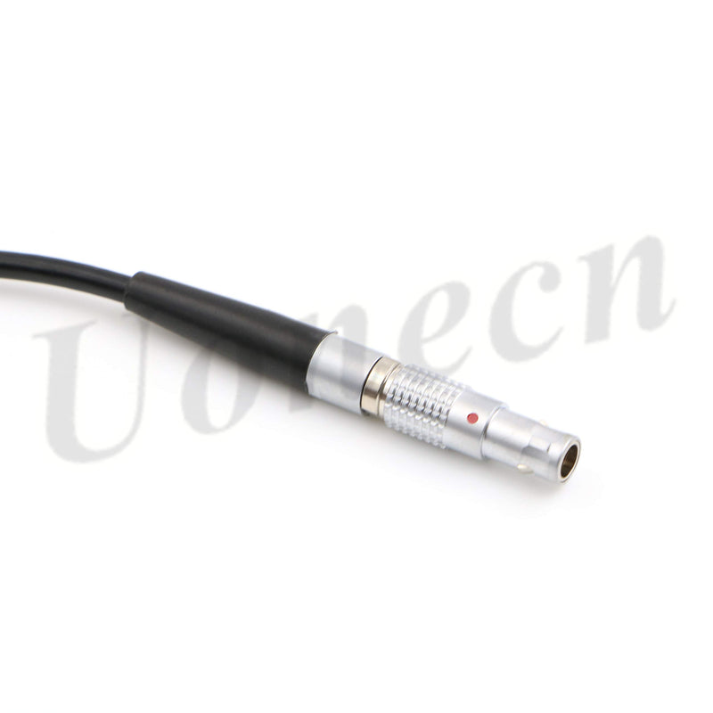 Uonecn Red Epic Scarlet Camera Cable Flexible Thin 4 Pin Male to BNC Plug Timecode Audio Cable