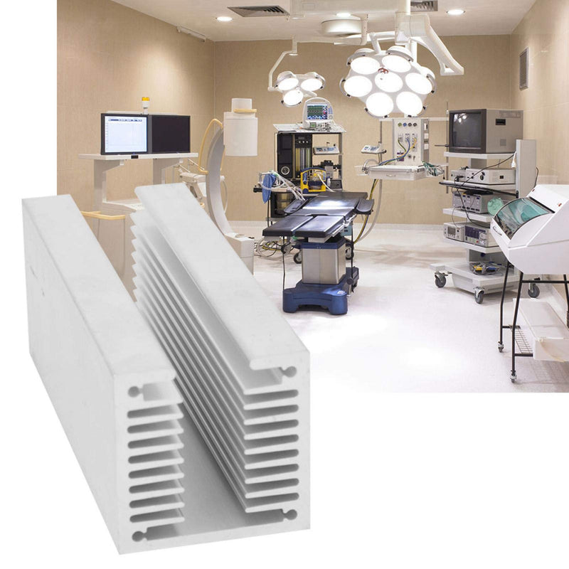 100 * 40 * 40MM Steady Aluminum Heat Sink U Type TO-3P Heat Cooling Fin Dense Tooth Heat Cooler Fin Thermal Conductivity Cooling Radiator