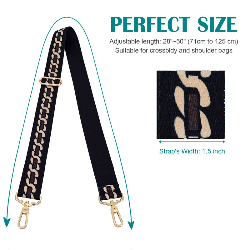 Strap Purse Crossbody Bag strap Replacement metal swivel hook shoulder strap Guitar strap for Crossbody Bag/luggag Alternant S