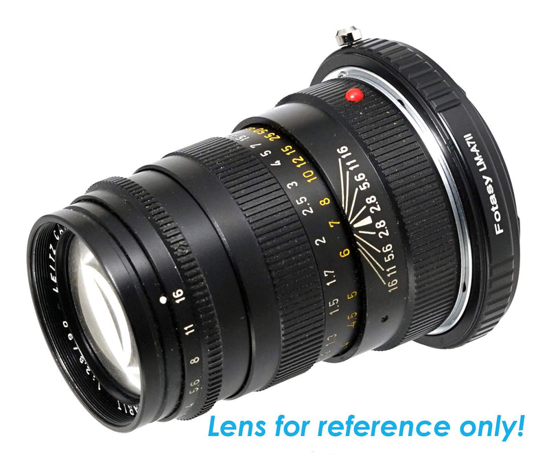 Fotasy Pro Leica M Lens to Sony FE Adapter, Leica M to E-Mount, FE Leica M Adapter, fits Sony a7 a7 II a7 III a7R a7R II a7R III a7S a7S II a7S III a9 a7R IV a6600 a6500 a6400 a6300 a6100 a6000 a5100