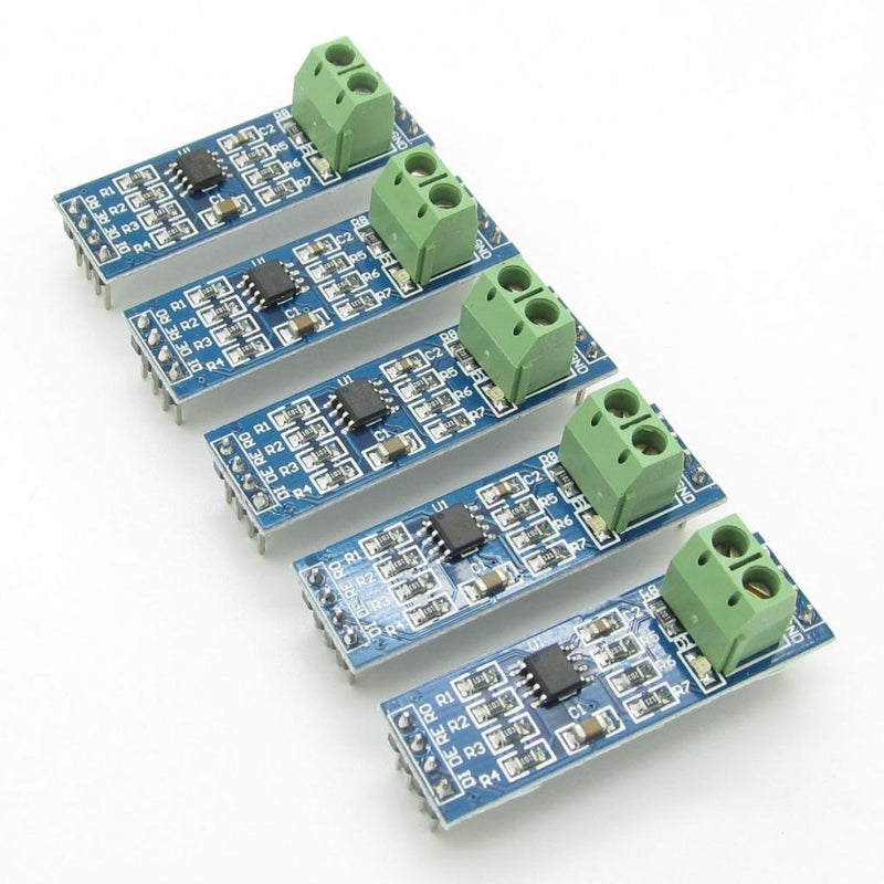 Max485 Chip RS-485 Module TTL to RS-485 Module Raspberry Pi Pack of 5