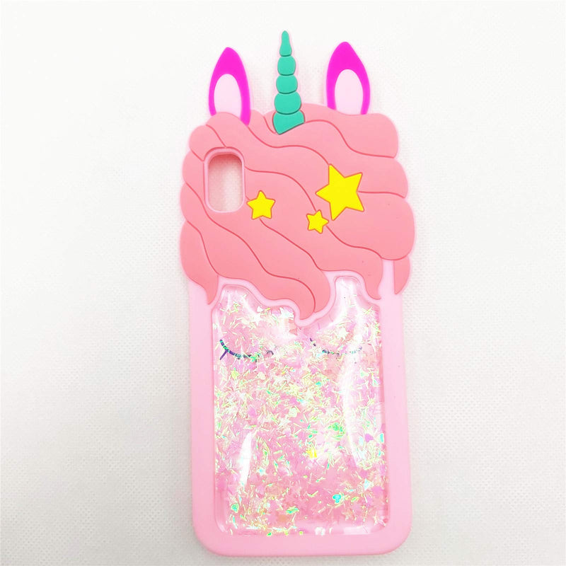 for Galaxy Note 20 Ultra Case Cute Samsung Note 20 Ultra Case Quicksand Unicorn 3D Cartoon Soft Silicone Rubber Cover Women Teen Girls Phone Cases Samsung Galaxy Note 20 Ultra (Galaxy Note 20 Ultra)