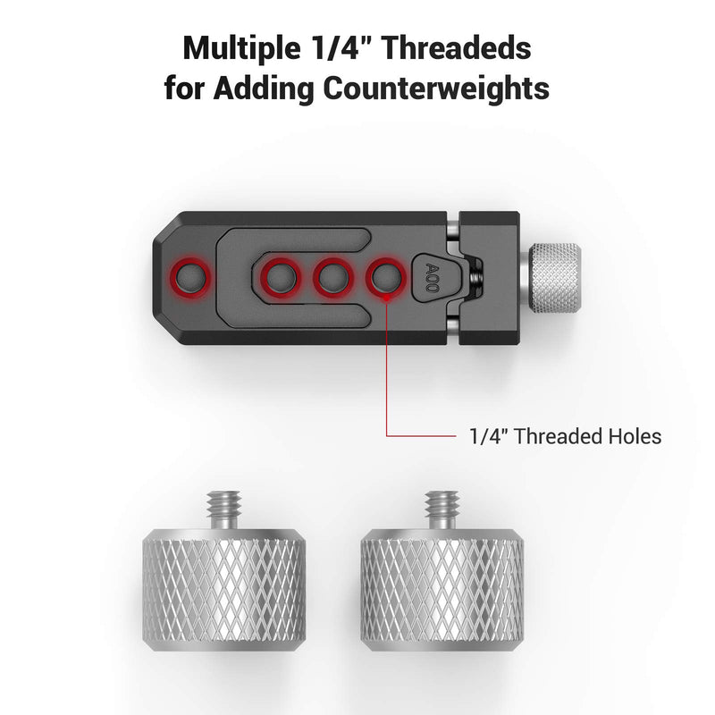 SMALLRIG Counterweight Kit Compatible with DJI RS2/RSC2 and Zhiyun Crane 2S/3S/Weebill S and Moza Air 2/AirCross 2 Gimbal Stabilizers - 3125