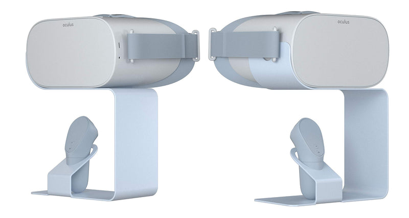 Skywin Display Stand for Oculus Go - Compact Aluminum Stand Secures and Displays Your VR Headset and Controller
