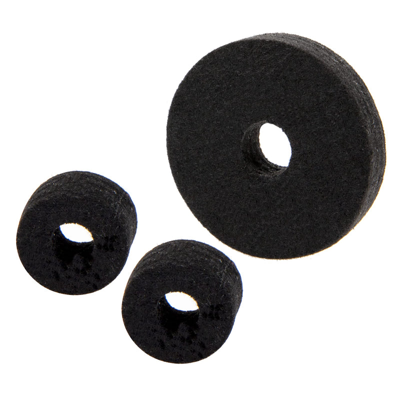 18Pcs Yootones Cymbal Stand Felts Clutch Felts Hi Hat Cup Felts Cymbal Wing Nuts Cymbal Sleeves & Metal Gaskets Replacement Compatible with Drumset Kit Accessories