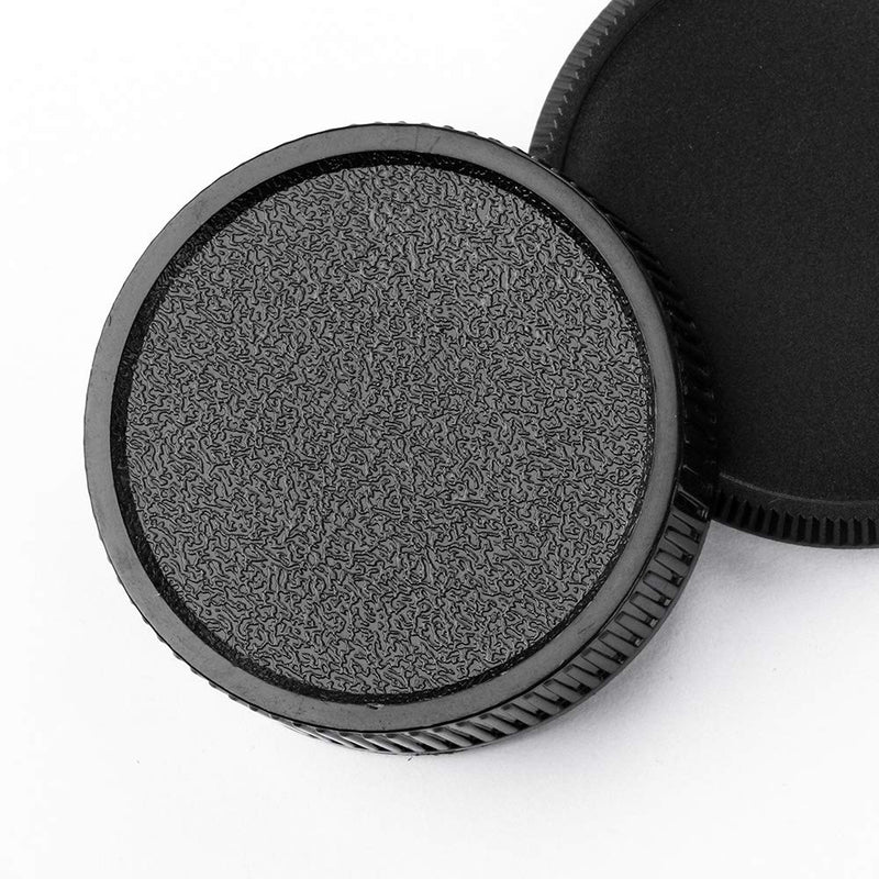 Body Cap and Lens Rear Cap Cover Replacement Set for Leica M42 42mm Lens&Cameras,2 Sets