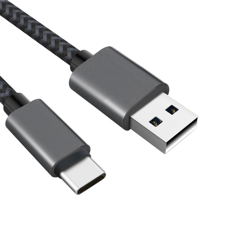 USB Type C Cable 3ft 3Pack by Ailun High Speed Type-C to USB A Sync and Charging Nylon Braided Cable for Galaxy s20, s20+ S20Ultra S10 Plus and More Smartphone Tablets Silver BlackGrey NOT Micro USB 3ft 3ft 3ft