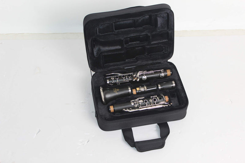Foambody Fabric Clarinet Case Black color