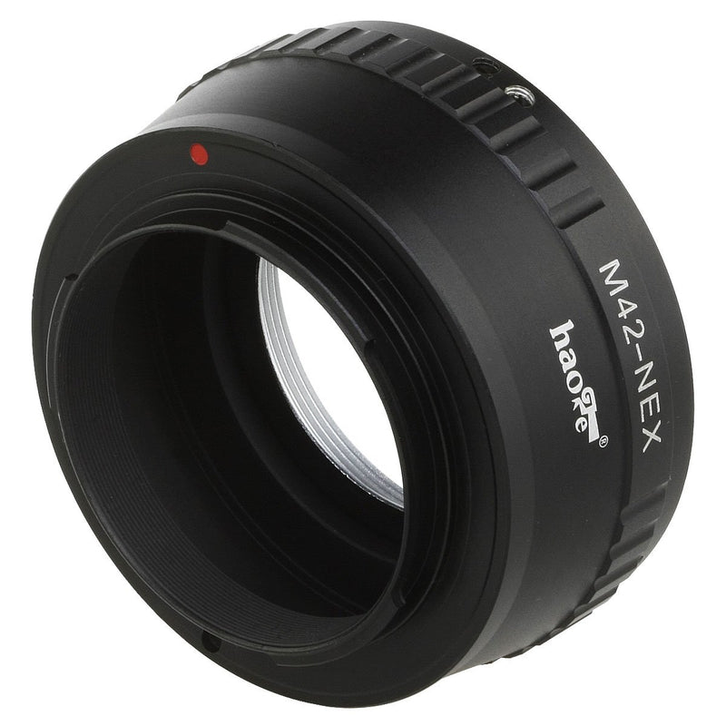 Haoge Lens Mount Adapter for 42mm M42 Mount Lens to Sony E Mount NEX Camera as a3000 a3500 a5000 a5100 a6000 a6400 a6500 A7 A7R A7S A7II A7RII A7SII A7III A7RIII A9 VG10 VG20 VG30 VG900 FS700 FS7 FS5