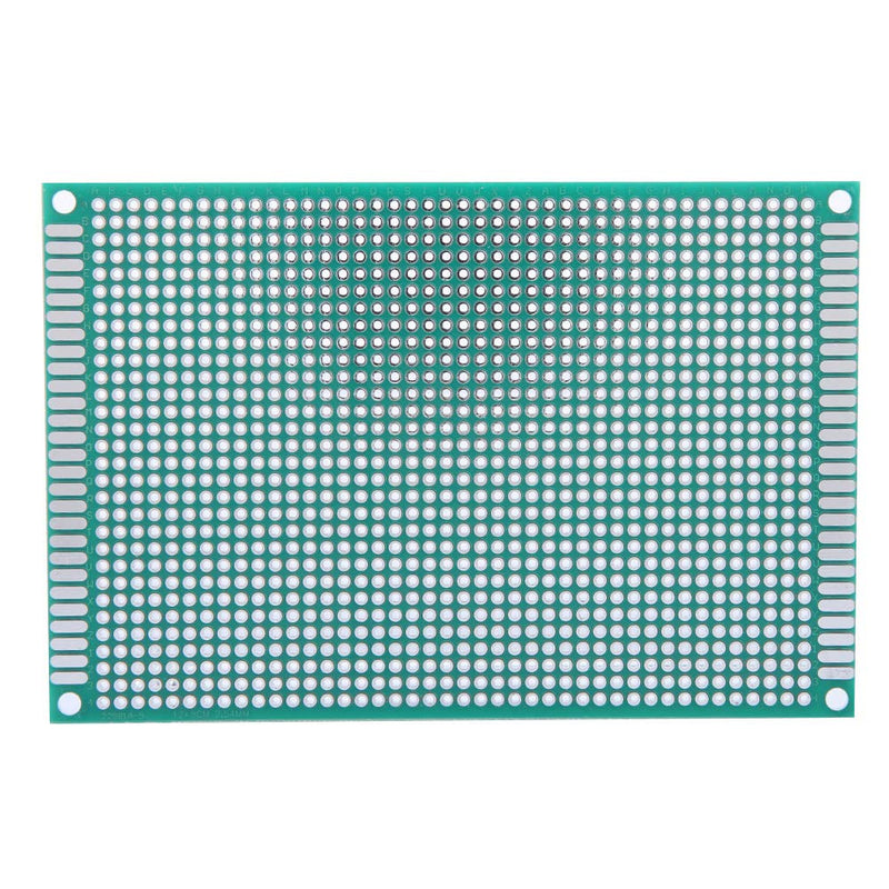 Circuit Board, Prototype Breadboard, 10pcs 8x12cm Fiberglass Double Side Prototype PCB Tinned Breadboard Circuit Board