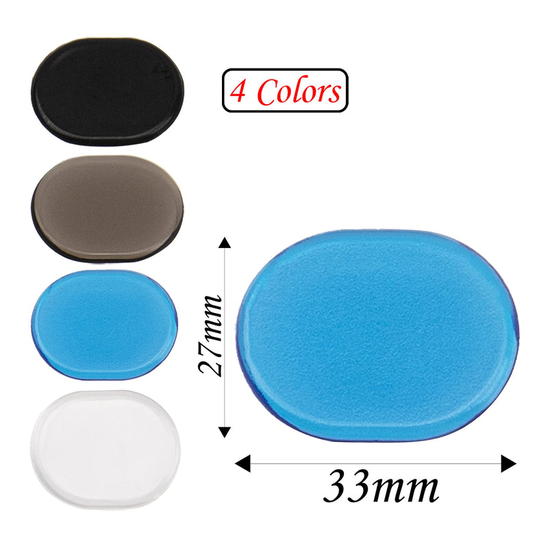 48 Pieces Yootones Drum Dampeners Gel Pads Silicone Drum Silencers Soft Drum Dampening Gel Pads 4 Colors Drum Mute Pads Compatible with Drums Tone Control