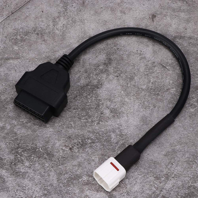 🔥Motorcycle Diagnostic Scanner Cable OBD 4 Pin Diagnostic Adapter to OBD2 Fault Code Reader Motorcycle Scanner Fit for Yamaha