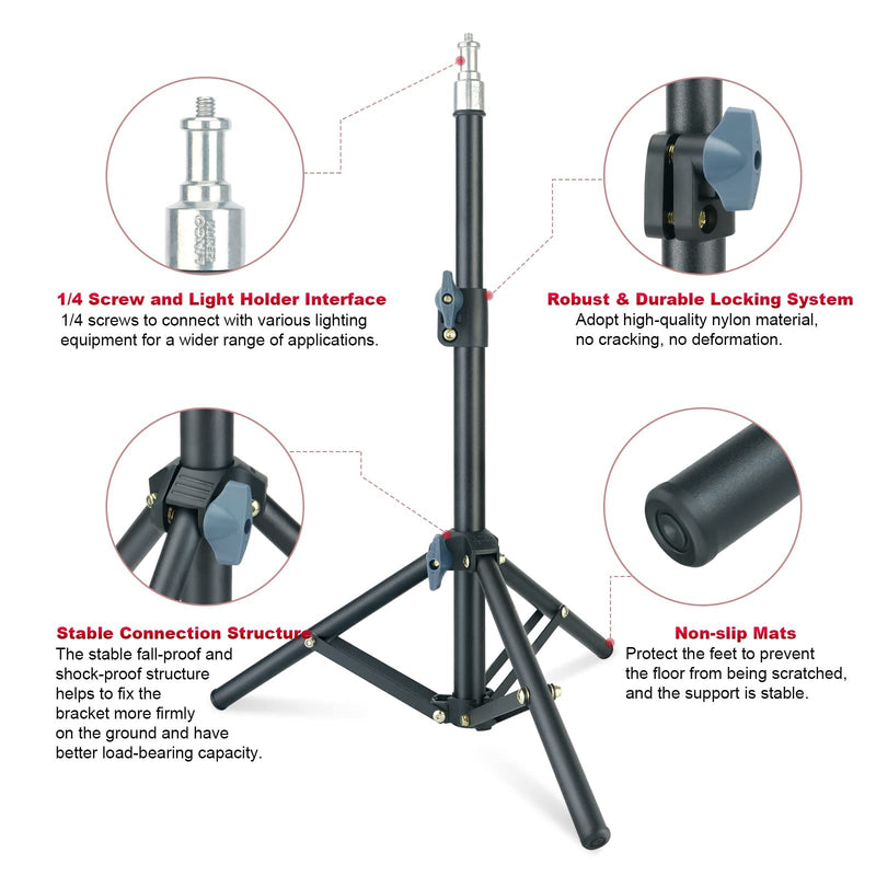 LINCO Lincostore Photography Back Light Stands with 75cm Max