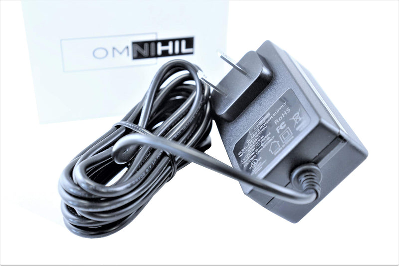 [AUSTRALIA] - [UL Listed] OMNIHIL 8 Feet Long AC/DC Adapter Compatible with Shure BLX14/CVL-H10 Wireless System with CVL Lavalier Microphone 