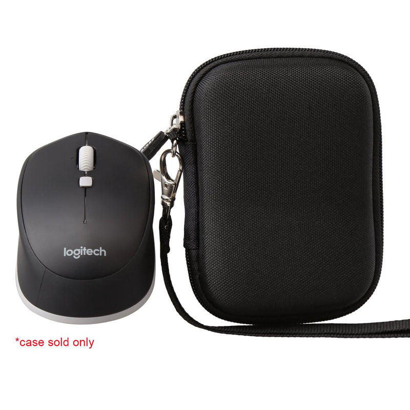 Aproca Hard Storage Travel Case for Logitech M535 / M335 Compact Bluetooth Wireless Optical Mouse (Black) Black