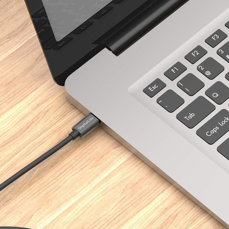 DigitalLife USB C to USB B MIDI Interface Cable 1.8M - USB Type C to USB MIDI Cable - for USB MIDI Keyboard Controller (U2CM-BM-1.8)