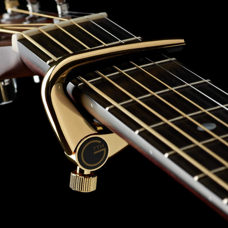 G7th Newport Guitar Capo (C31053) 18kt Gold Plate