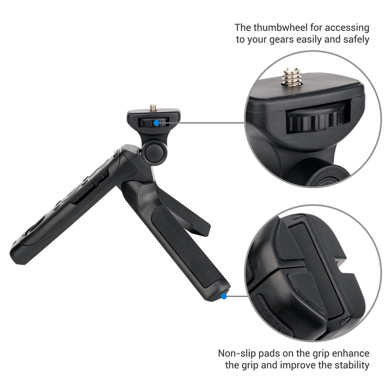 [AUSTRALIA] - Wireless Bluetooth Remote Control Shooting Grip Mini Tabletop Tripod Video Holder for Nikon Z fc Zfc Z50 Coolpix P1000 P950 B600 A1000 Camera Replaces ML-L7 for Selfie Vlog Anti-Shaking Photography For Nikon Camera 