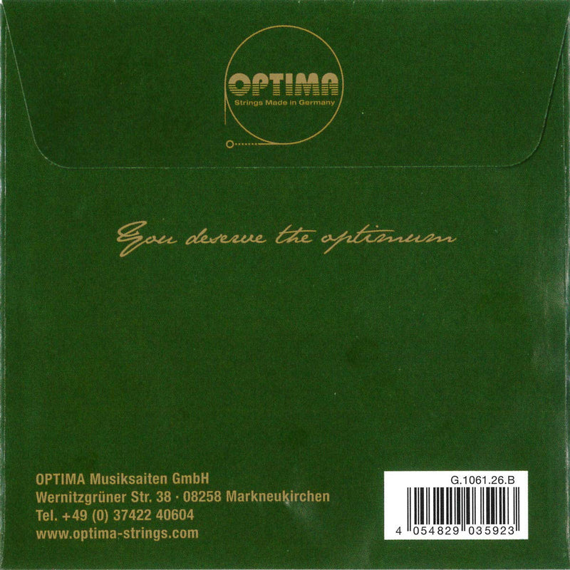 OPTIMA Goldbrokat 24K GOLD Premium Violin E1 0.26 Ball End 4/4