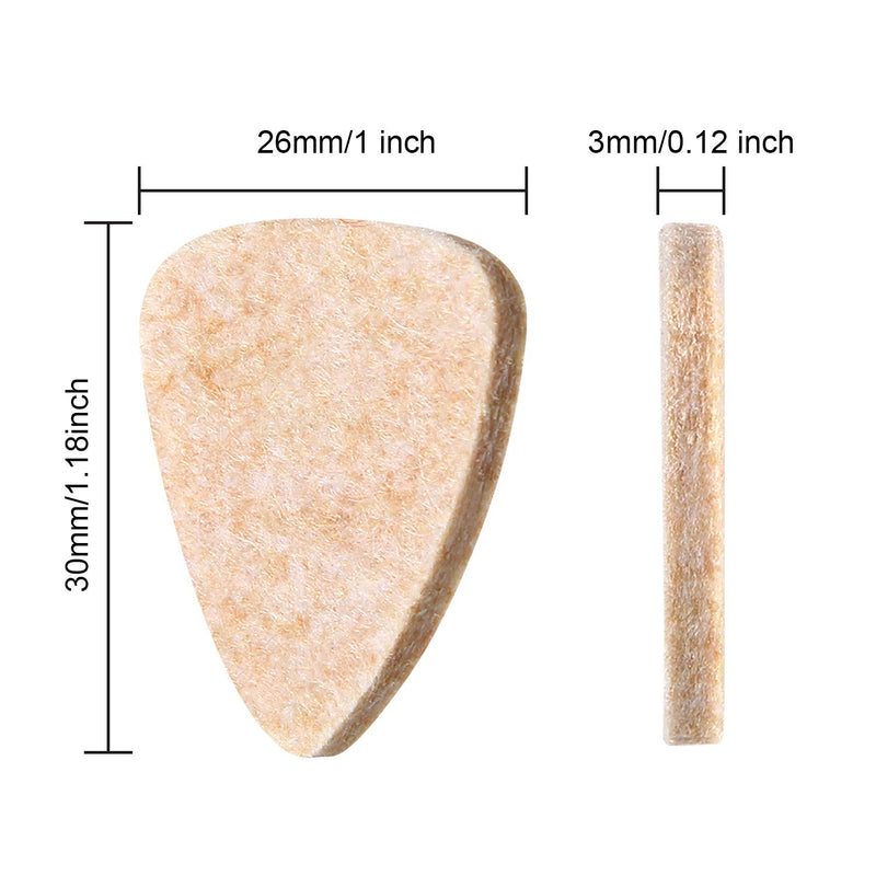 [AUSTRALIA] - Nylon Ukulele Strings with Felt Ukulele Picks for Soprano (21 Inch)/ Concert (23 Inch)/ Tenor (26 Inch) Ukulele (5 Sets String, 10 Felt Picks) 